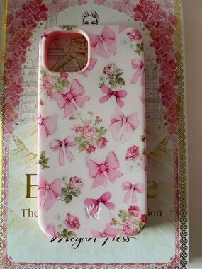 Pink Floral Bow Pattern Phone Case - IPhone 13